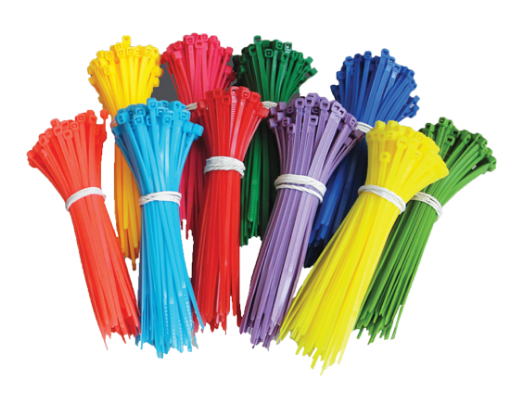 Farbige Kabelbinder